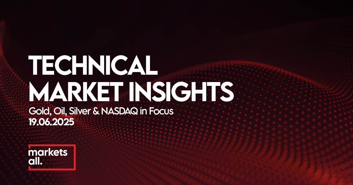Market Technical Outlook: Gold, Oil, Silver, NASDAQ