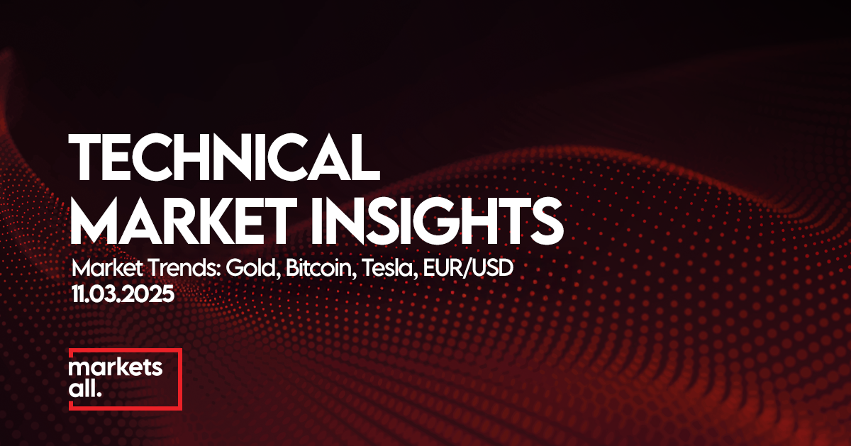 Market Trends: Gold, Bitcoin, Tesla, EUR/USD - MarketsAll